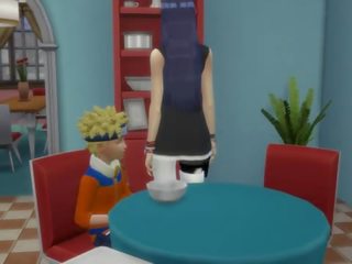 Naruto animasi pornografi sasuke se folla hinata anal mientras su marido duerme netorare