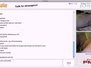 Charming Blonde Omegle Camgirl Loves Big Cocks