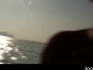 Bewitching amateur taking a swim gets fucked underwater