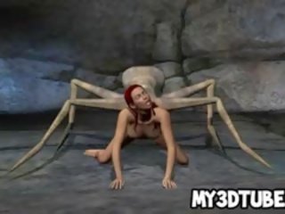 9d červenovlasé diva získavanie fucked podľa an cudzie spider